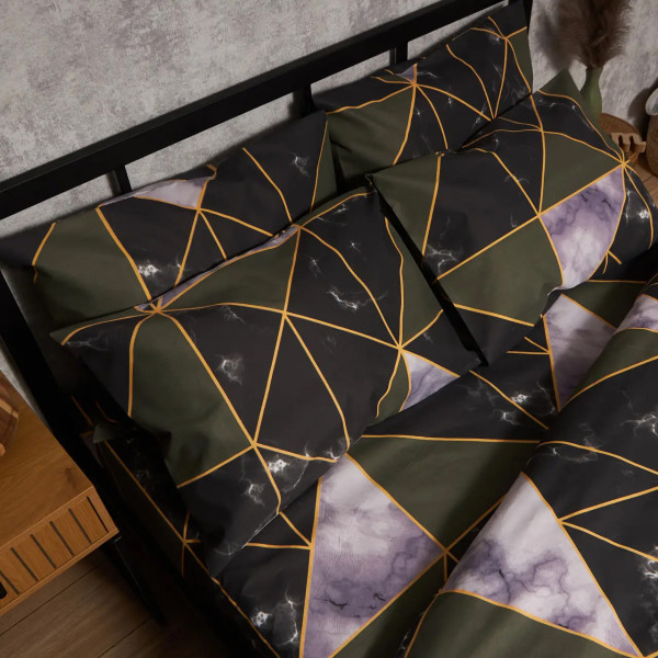 Фото - Комплект постільної білизни Moon&Star Premium Golden Marble 200х220 (MS-820009915)