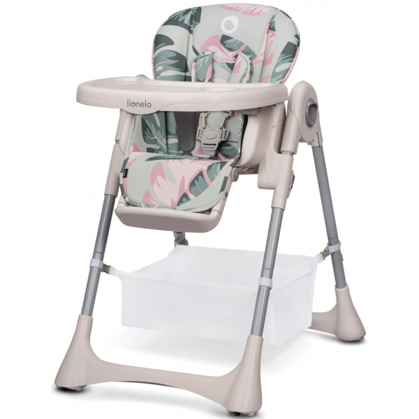 Фото - Стільчик для годування класичний Lionelo Zanna Pink Bubblegum