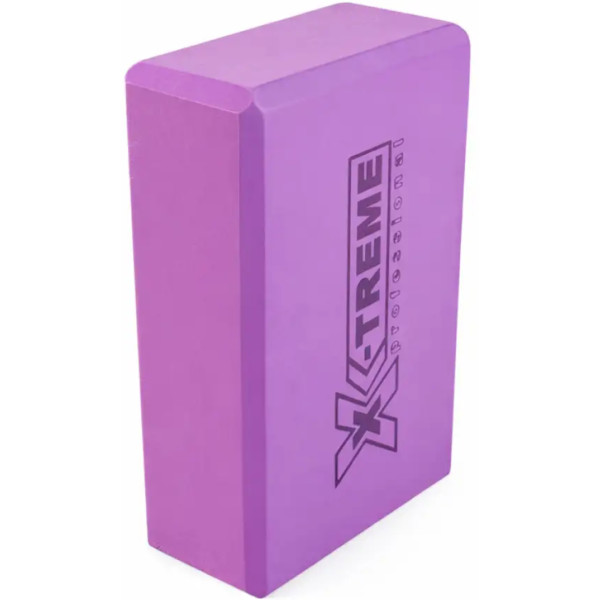 Фото - Блок для йоги X-Treme EVA 23х15.5х7.5 см фиолетовый (XTYBEVA-23PUR)