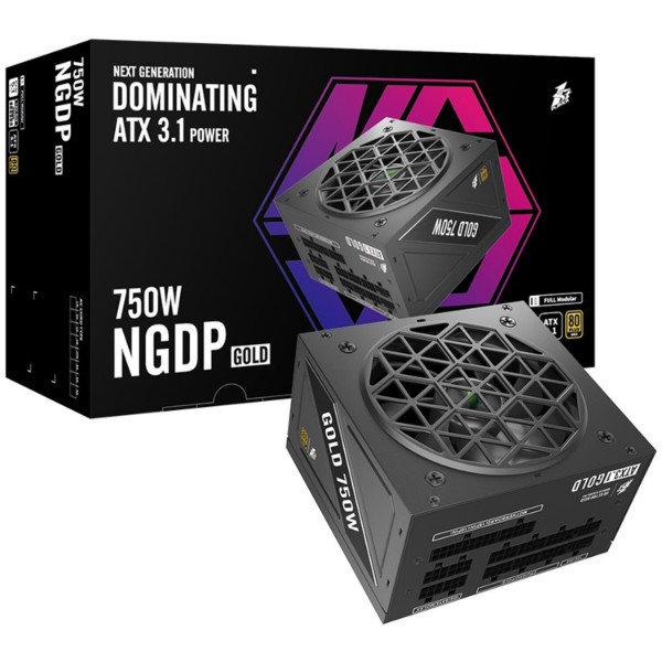 Фото - Блок живлення для ПК 1stPlayer 750W HA-750BA4 (NGDP-GLD-750-BK-EU)