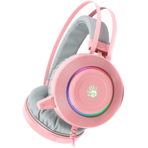 Фото - Гарнітура дротова ігрова Bloody G521 (Pink)