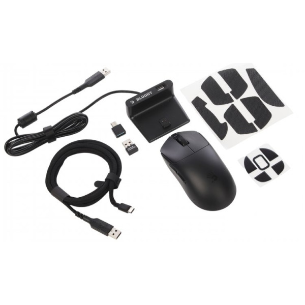 Фото - Мышь беспроводная игровая Bloody R77 Ultra Dock (Black)