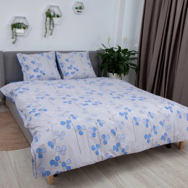 Фото - Комплект постельного белья ТЕП Soft dreams Blue Flowers (2-03858_29161)