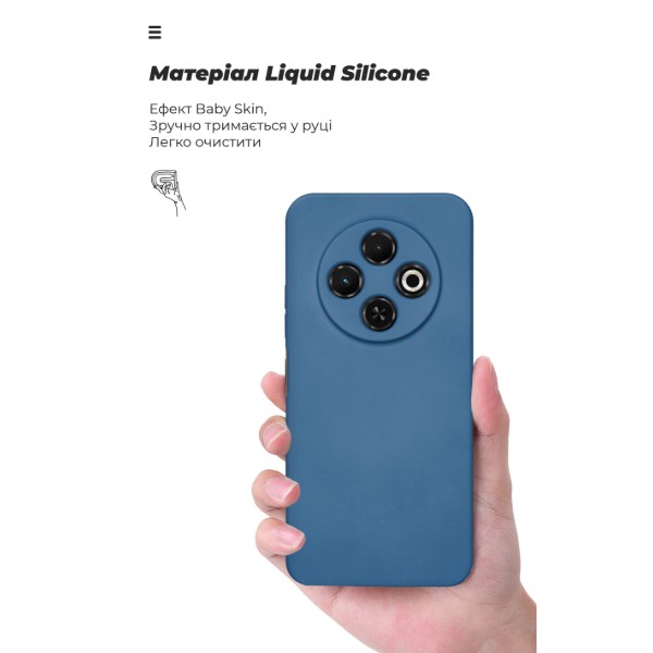 Фото - Чехол для смартфона Armorstandart ICON for Tecno Spark 30C 4G (kl5) Camera cover Dark Blue (ARM81204)
