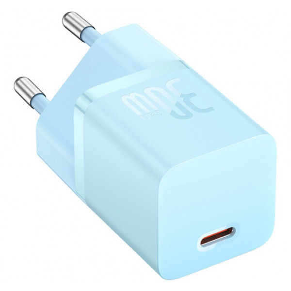 Фото - Мережевий зарядний пристрій Baseus GaN5 FC mini 1C 30W Blue (CCGN070603)