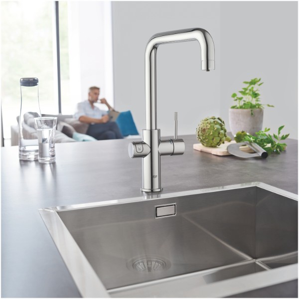 Фото - Кухонний змішувач Grohe Blue Home (31456001)