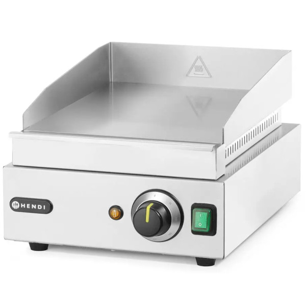 Фото - Гриль-барбекю електричний Hendi Blue Line гладкий (203125)