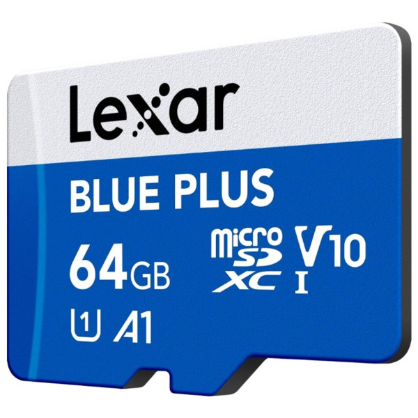 Фото - Карта пам'яті Lexar MICRO SDXC 64GB UHS-I W/A (LMSBLPL064G-BNANG)
