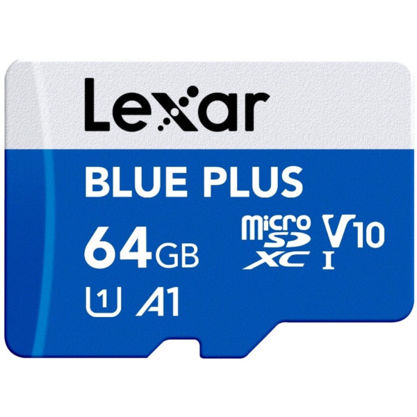 Фото - Карта пам'яті Lexar MICRO SDXC 64GB UHS-I W/A (LMSBLPL064G-BNANG)