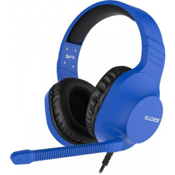Фото - Гарнітура дротова ігрова Sades SA-721 Spirits Blue (sa721blj) Фото - Гарнітура дротова ігрова Sades SA-721 Spirits Blue (sa721blj)