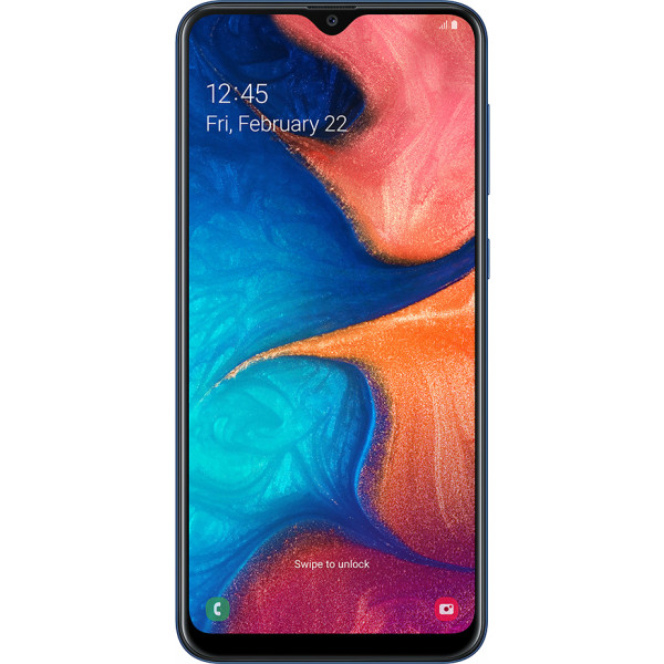 Фото - Смартфон Samsung Galaxy A20 3/32Gb Blue (SM-A205FZBV)