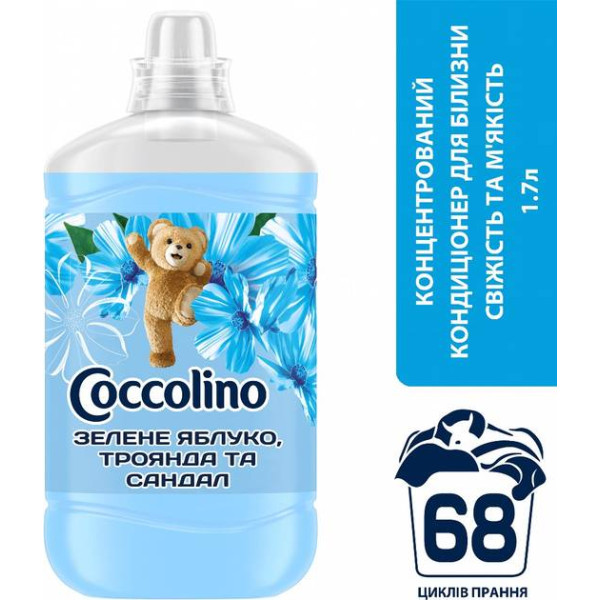 Фото - Ополіскувач для білизни Coccolino Blue Splash 1.7 л