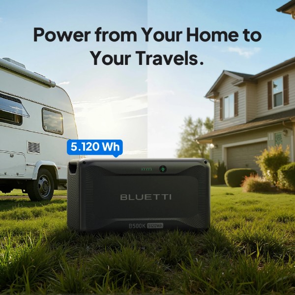 Фото - Додаткова батарея до зарядної станції Bluetti B500K2 Expansion Battery 5120Wh
