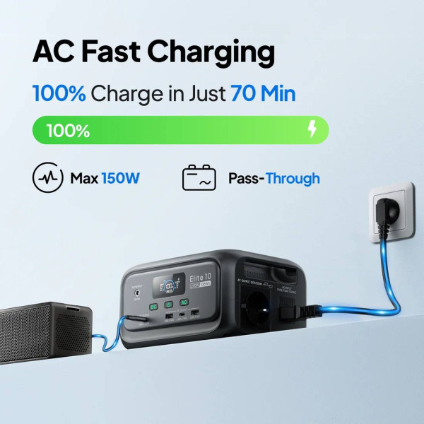 Фото - Зарядна станція універсальна Bluetti Elite 10V2 (200 Вт, 128 Вт/год)