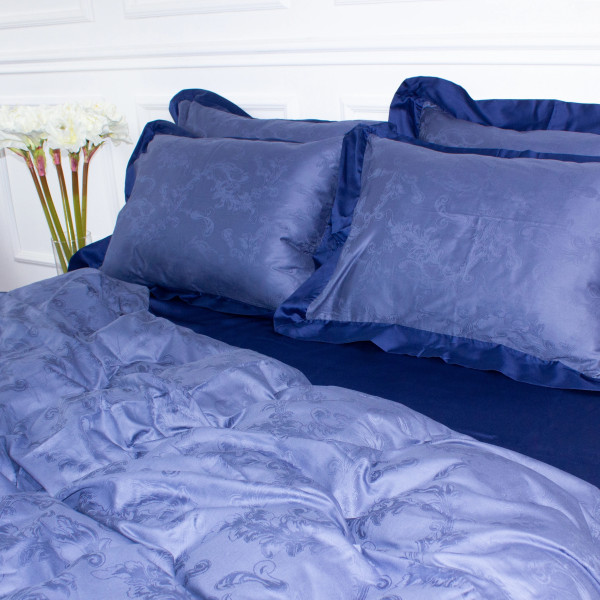 Фото - Наволочка MirSon Satin Жаккард Raging sea 70х70 см (2200005396049)