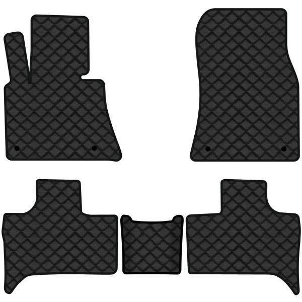 Фото - Килимки з екошкіри в салон авто EVAtech ECO для X5 (E53) Restyling BMW 2003-2006 1 покоління SUV EU BM12222C5BW4BBLB