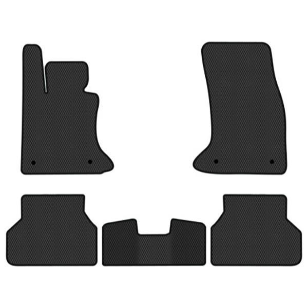 Фото - Коврики из экокожи в салон авто EVAtech ECO для 5 Series (E60) BMW 2003-2010 6 поколение Sedan EU BM1419C5BW4BBB