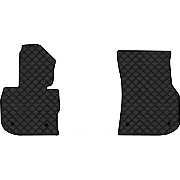 Фото - Килимки з екошкіри в салон авто передні EVAtech ECO для X4 (GO2) BMW 2018 2 покоління SUV EU BM1421AB2BW4BBLB