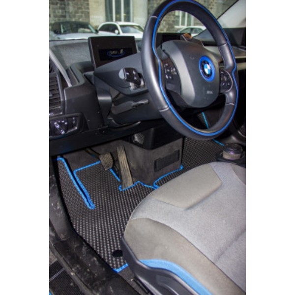 Фото - Килимки з екошкіри в салон авто EVAtech ECO для I3 BMW 2013 1 покоління Htb EU BM21194PVC4BW8BBB