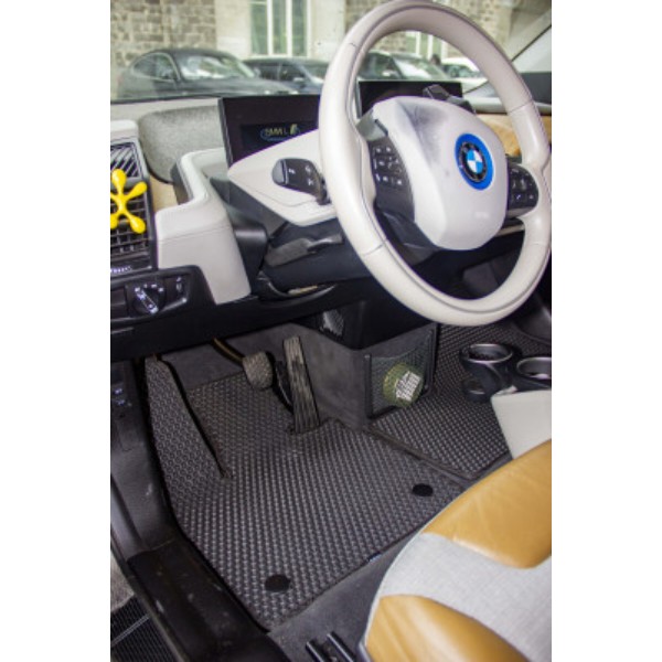 Фото - Килимки з екошкіри в салон авто EVAtech ECO для I3 BMW 2013 1 покоління Htb EU BM21194PVC4BW8BBB