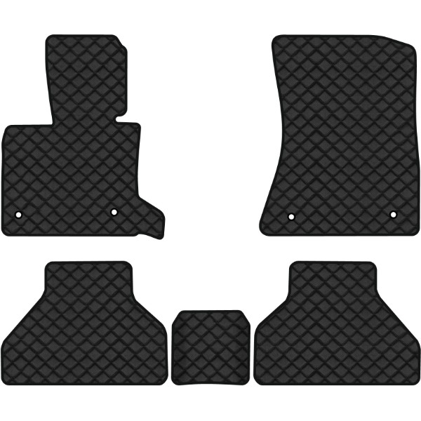 Фото - Килимки з екошкіри в салон авто EVAtech ECO для X5 (E70) (open threshold) BMW 2006-2013 2 покоління SUV EU BM325CB5BW4BBB