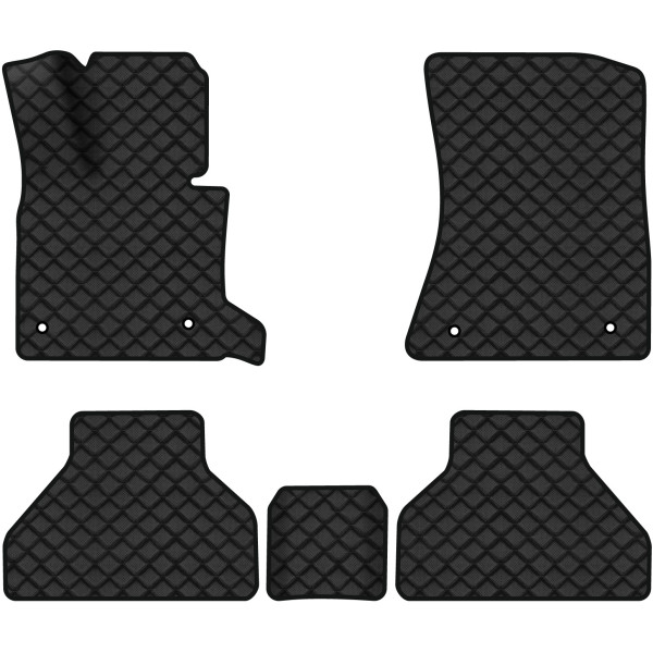 Фото - Килимки з екошкіри в салон авто EVAtech ECO для X5 (E70) (open threshold) BMW 2006-2013 2 покоління SUV EU BM325CD5BW4BBB