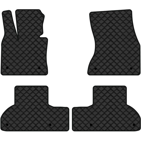 Фото - Килимки з екошкіри в салон авто EVAtech ECO для X5 (F15) BMW 2013-2018 3 покоління SUV EU BM330PC4BW8BBLB