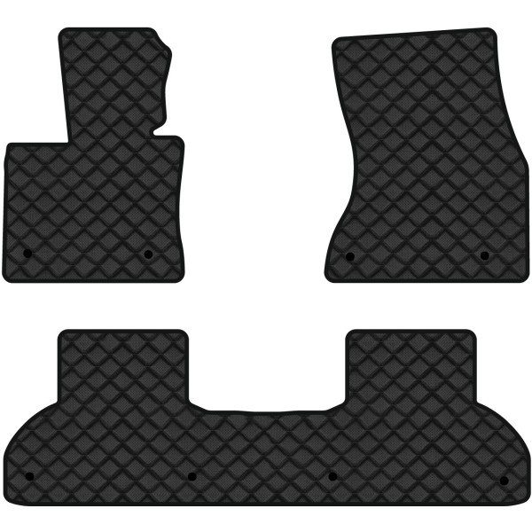 Фото - Коврики из экокожи в салон авто EVAtech ECO для X5 (F15) BMW 2013-2018 3 поколение SUV EU BM330ZB3BW8BBLB