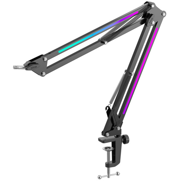 Фото - Стойка-пантограф для микрофона Fifine BM38 Black RGB