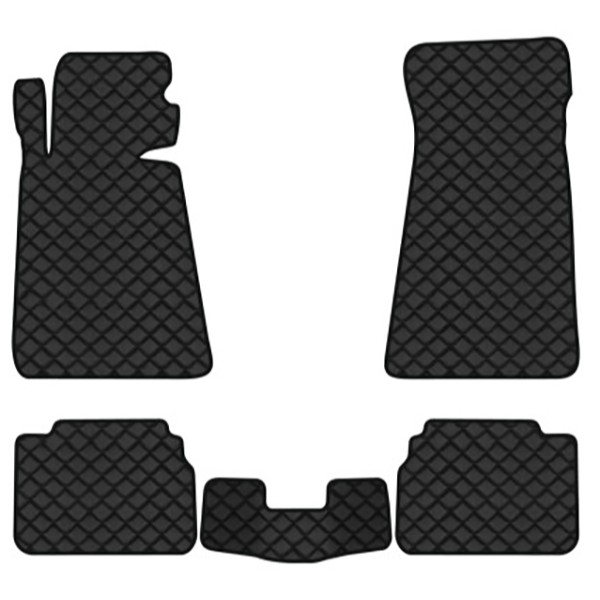 Фото - Килимки з екошкіри в салон авто EVAtech ECO для 5 Series (E34) BMW 1987-1996 3 покоління Sedan EU BM51602C5BBLB