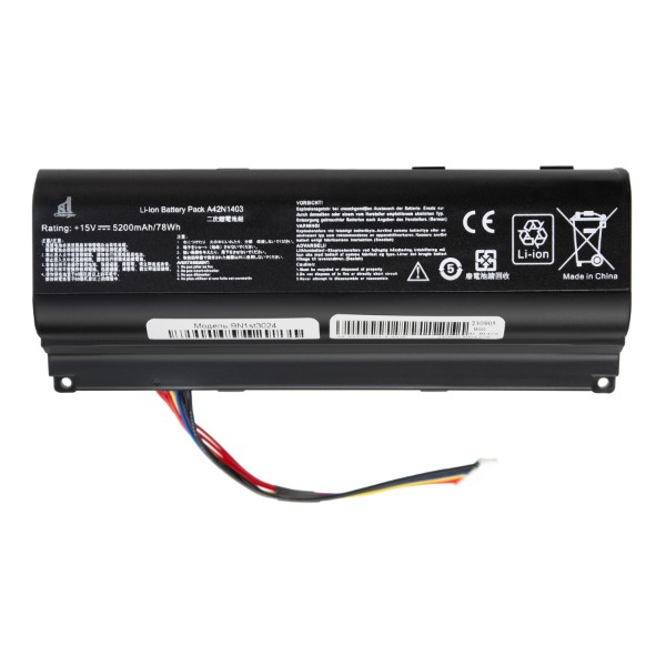 Фото - Акумулятор для ноутбука 1stCharger 15V 5200mAh Black (BN1st3024)