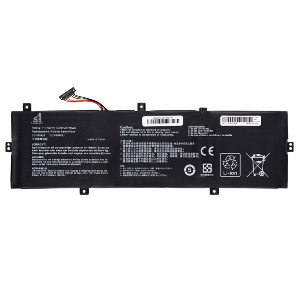 Фото - Акумулятор для ноутбука 1stCharger 11.55V 3400mAh Black (BN1st3035)