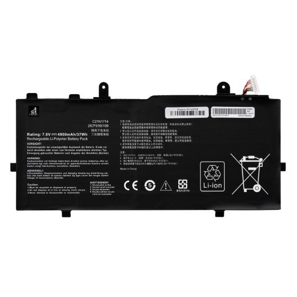 Фото - Акумулятор для ноутбука 1stCharger 7.6V 4900mAh Black (BN1st3038)