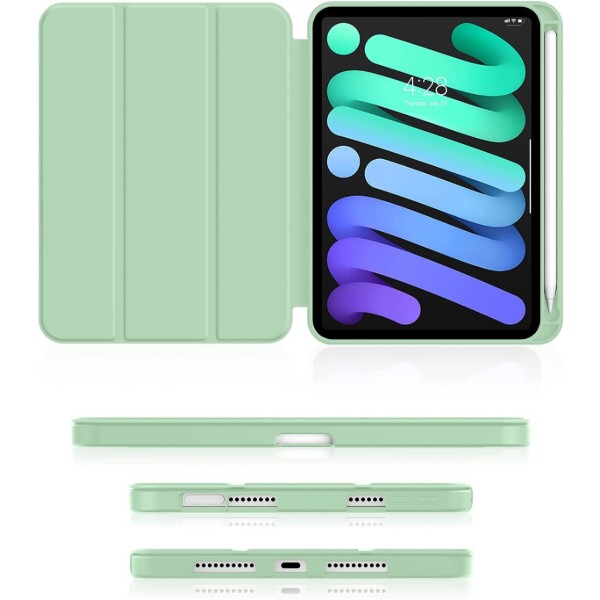 Фото - Чохол для планшету BeCover Direct Charge Pen з кріпленням Apple Pencil for Apple iPad Mini 7 2024 Green (712460)