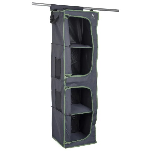 Фото - Органайзер для хранения Bo-camp шкаф подвесной складной 4 Compartments 2 Doors Anthracite (1709380)
