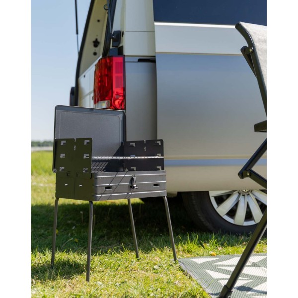Фото - Гриль-барбекю угольный Bo-camp Suitcase Model Black (8130030)
