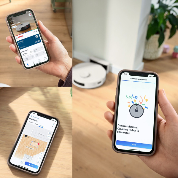Фото - Робот-пилосос миючий Bosch BCRC1W