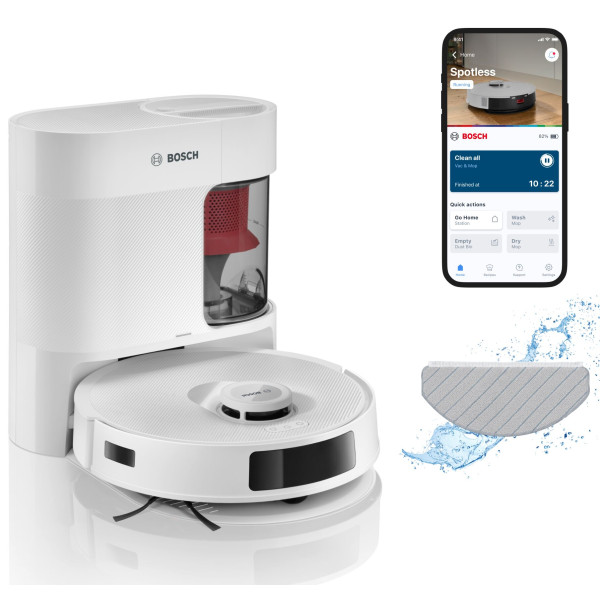 Фото - Робот-пылесос моющий Bosch BCRD1W