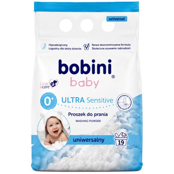 Фото - Стиральный порошок Bobini универсальный для дет. вещей гипоаллергенный 1,425 кг 0+ (48476) Фото - Стиральный порошок Bobini универсальный для дет. вещей гипоаллергенный 1,425 кг 0+ (48476)