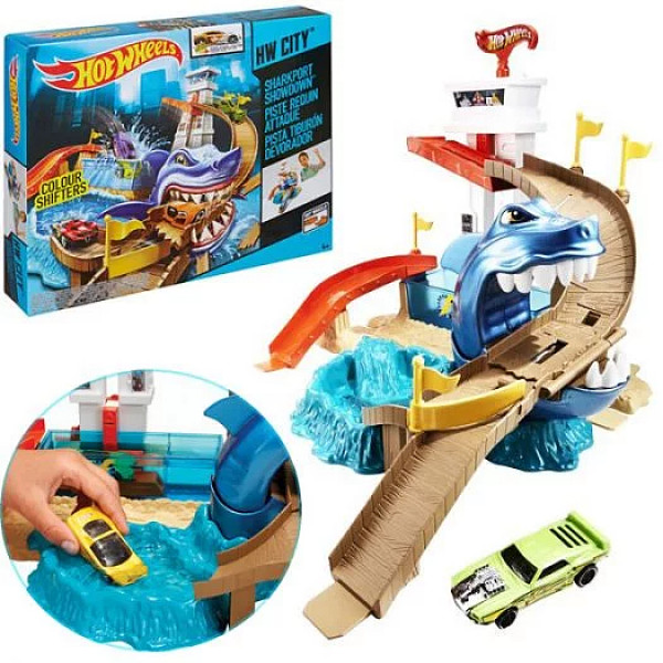 Фото - Трек Hot Wheels Охота на акулу серии Измени цвет(BGK04)
