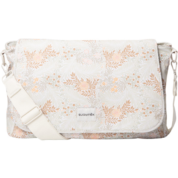 Фото - Сумка для коляски Suavinex велика Poetry біла з малюнком (403038)