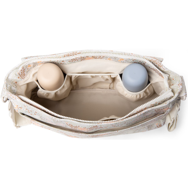 Фото - Сумка для коляски Suavinex велика Poetry біла з малюнком (403038)