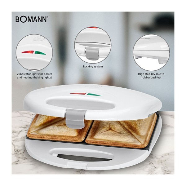 Фото - Бутербродница Bomann ST5016 CB White