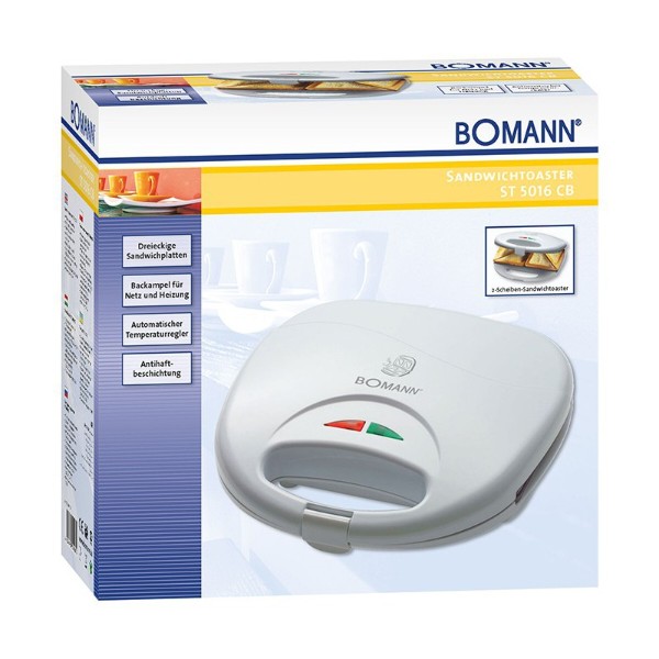 Фото - Бутербродница Bomann ST5016 CB White