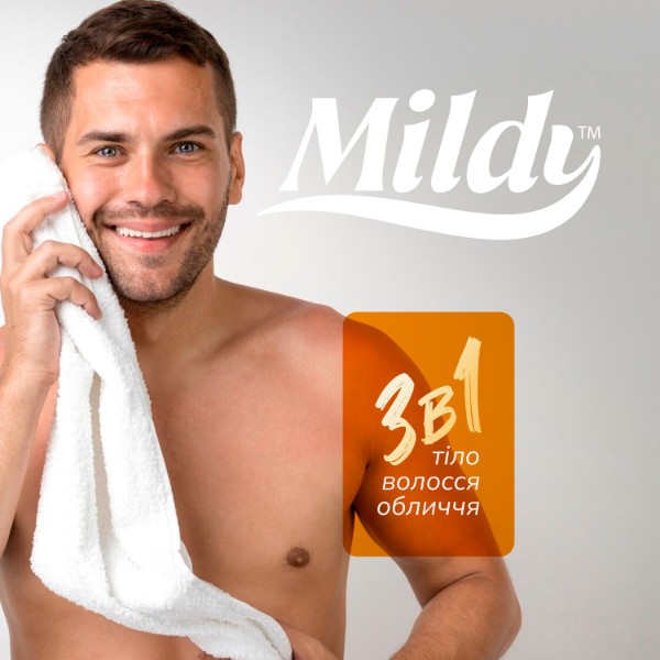 Фото - Гель для душу Mildy Energy Boost 3в1 для чоловіків 750 мл (4820255112619)
