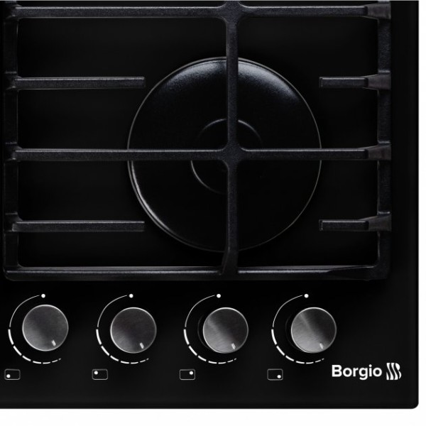 Фото - Варочная панель газовая Borgio 6192-17 FFD Black Glass