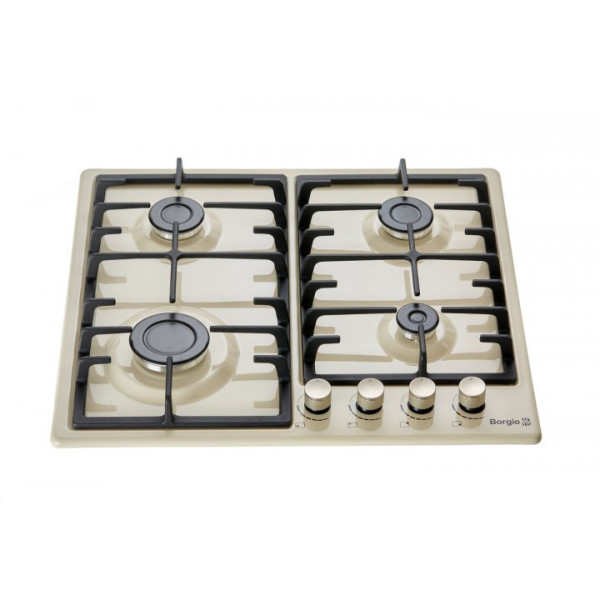 Фото - Варочная панель газовая Borgio 6940-17 FFD Ivory Enamelled