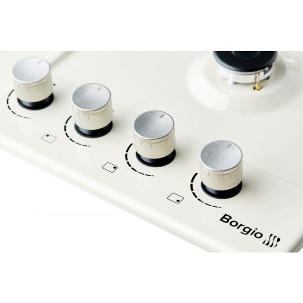 Фото - Варочная панель газовая Borgio 6940-17 FFD Ivory Enamelled