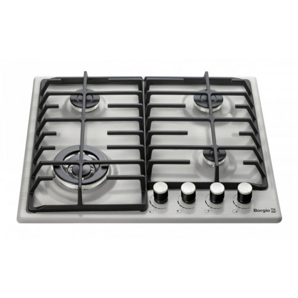 Фото - Варильна поверхня газова Borgio 6942-17 FFD Inox