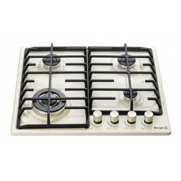 Фото - Варильна поверхня газова Borgio 6942-17 FFD Ivory Enamelled